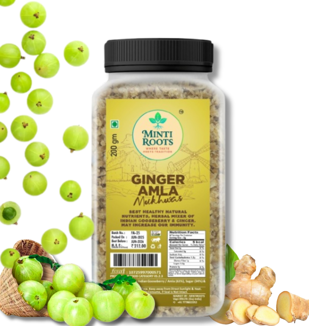 GINGER AMLA 200GM