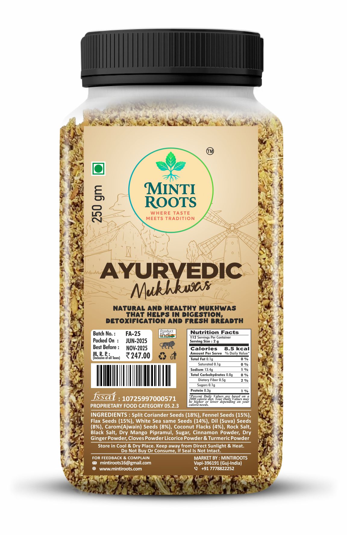 AYURVEDIC MUKHWAS 250GM - Image 3