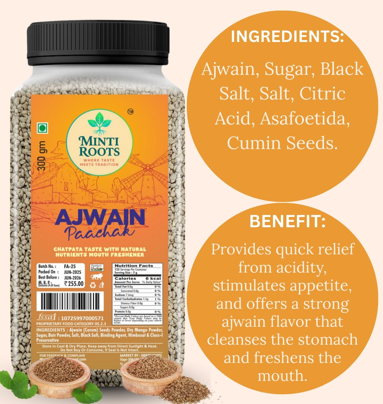 AJWAIN PAACHAK  300GM - Image 2