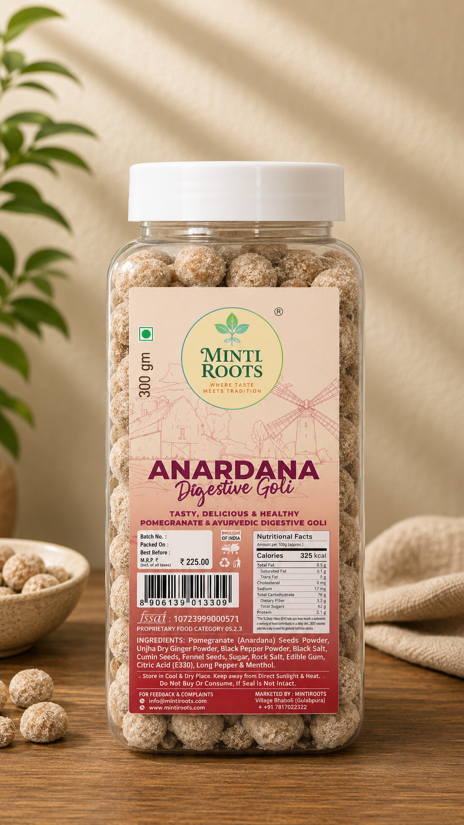 ANARDANA DIGESTIVE GOLI 300GM - Image 3
