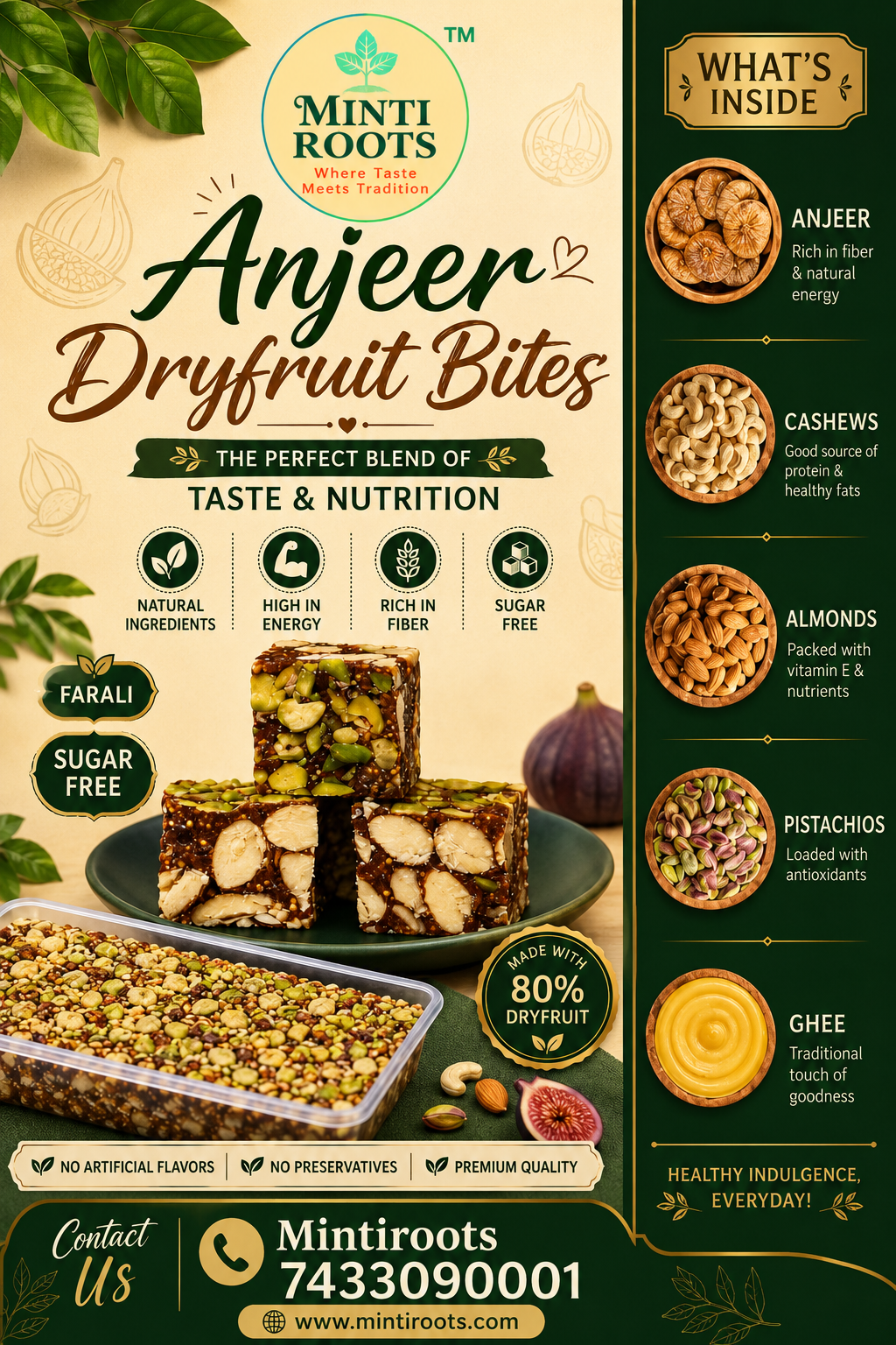 Anjeer bites 240gms  - Image 2