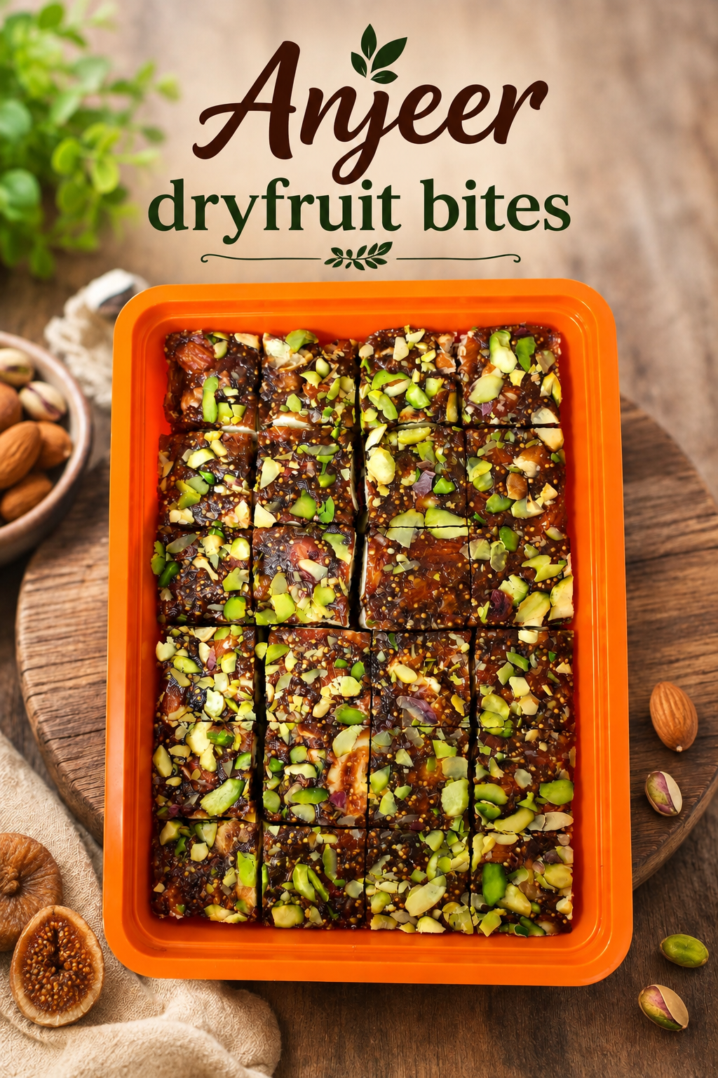Anjeer dryfruit bites  480gms 
