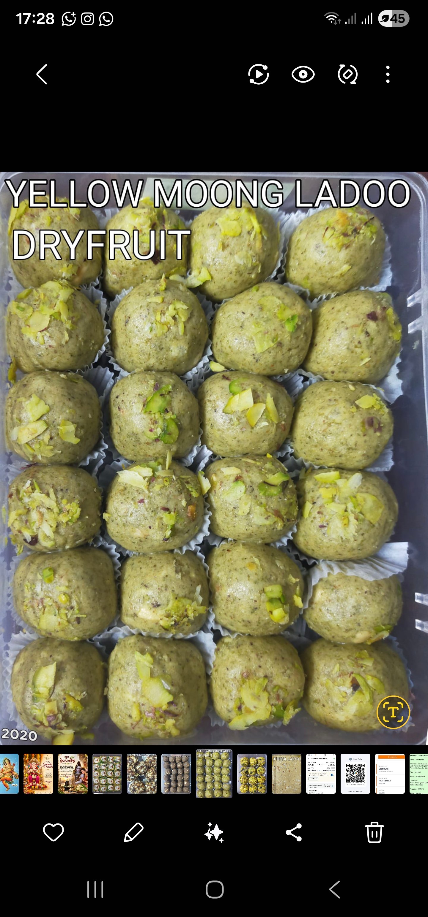 Yellow moong dal ladoo - Image 2